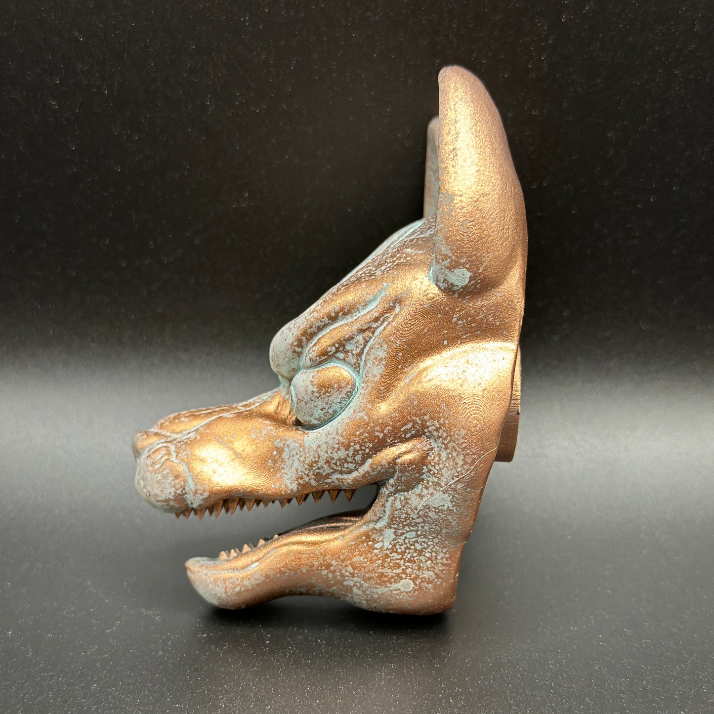 Kitsune mask magnetic sculpture